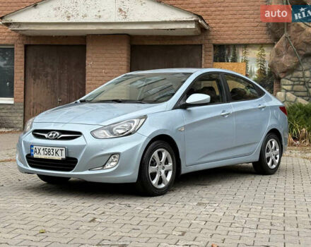Синій Хендай Акцент, об'ємом двигуна 1.4 л та пробігом 49 тис. км за 8750 $, фото 3 на Automoto.ua