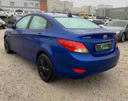 Синий Хендай Акцент, объемом двигателя 1.4 л и пробегом 196 тыс. км за 6990 $, фото 3 на Automoto.ua