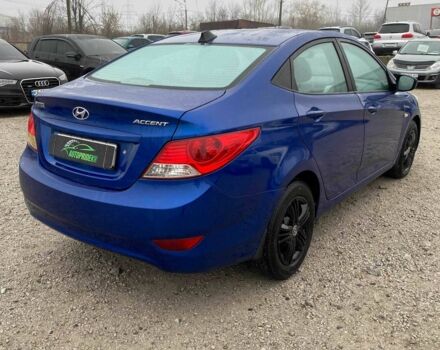Синий Хендай Акцент, объемом двигателя 1.4 л и пробегом 196 тыс. км за 6990 $, фото 1 на Automoto.ua