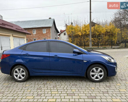 Синий Хендай Акцент, объемом двигателя 1.4 л и пробегом 148 тыс. км за 7500 $, фото 4 на Automoto.ua