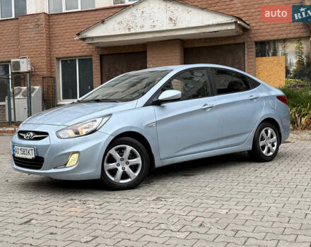 Синій Хендай Акцент, об'ємом двигуна 1.4 л та пробігом 49 тис. км за 8750 $, фото 11 на Automoto.ua