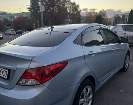 Синій Хендай Акцент, об'ємом двигуна 1.4 л та пробігом 138 тис. км за 7000 $, фото 2 на Automoto.ua