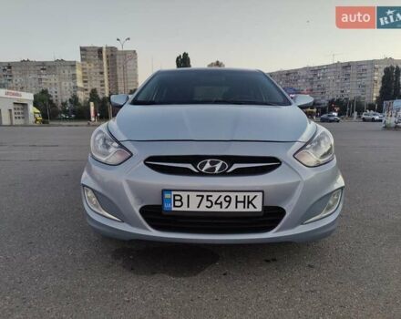 Синий Хендай Акцент, объемом двигателя 1.6 л и пробегом 209 тыс. км за 6500 $, фото 1 на Automoto.ua