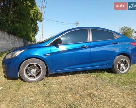 Синий Хендай Акцент, объемом двигателя 1.4 л и пробегом 153 тыс. км за 7000 $, фото 5 на Automoto.ua