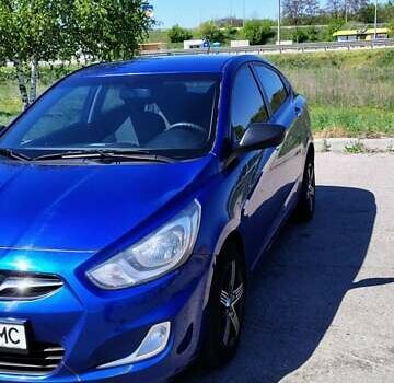 Синій Хендай Акцент, об'ємом двигуна 1.4 л та пробігом 170 тис. км за 7000 $, фото 7 на Automoto.ua