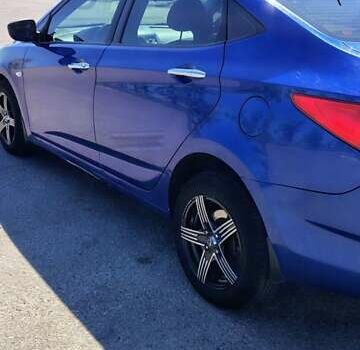 Синій Хендай Акцент, об'ємом двигуна 1.4 л та пробігом 170 тис. км за 7000 $, фото 1 на Automoto.ua