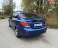 Синий Хендай Акцент, объемом двигателя 1.4 л и пробегом 270 тыс. км за 5000 $, фото 2 на Automoto.ua