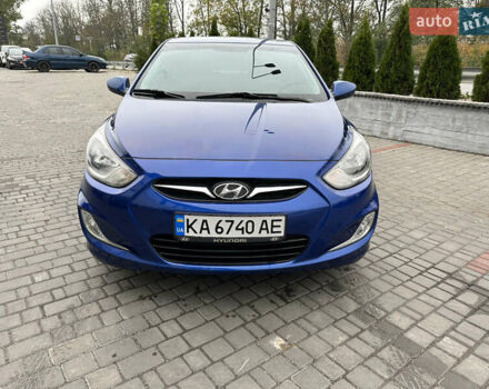 Синий Хендай Акцент, объемом двигателя 1.4 л и пробегом 146 тыс. км за 8700 $, фото 1 на Automoto.ua