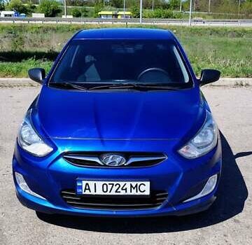 Синій Хендай Акцент, об'ємом двигуна 1.4 л та пробігом 170 тис. км за 7000 $, фото 9 на Automoto.ua