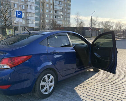 Синий Хендай Акцент, объемом двигателя 1.4 л и пробегом 141 тыс. км за 8100 $, фото 9 на Automoto.ua