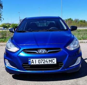 Синій Хендай Акцент, об'ємом двигуна 1.4 л та пробігом 170 тис. км за 7000 $, фото 2 на Automoto.ua