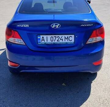 Синій Хендай Акцент, об'ємом двигуна 1.4 л та пробігом 170 тис. км за 7000 $, фото 4 на Automoto.ua