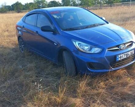 Синий Хендай Акцент, объемом двигателя 1.4 л и пробегом 215 тыс. км за 5900 $, фото 6 на Automoto.ua