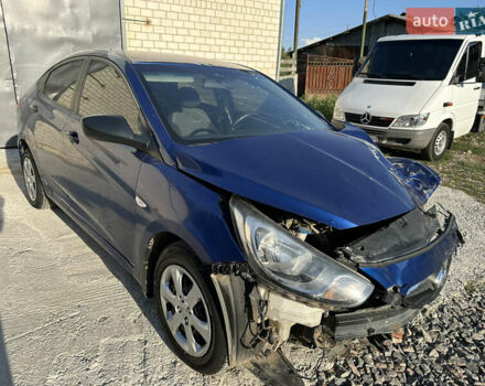Синій Хендай Акцент, об'ємом двигуна 1.4 л та пробігом 116 тис. км за 2900 $, фото 22 на Automoto.ua