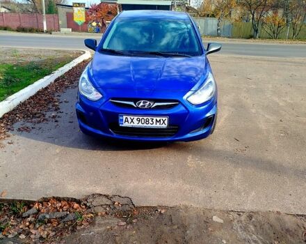 Синий Хендай Акцент, объемом двигателя 1.4 л и пробегом 190 тыс. км за 6500 $, фото 2 на Automoto.ua