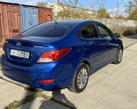 Синій Хендай Акцент, об'ємом двигуна 1.4 л та пробігом 43 тис. км за 8900 $, фото 1 на Automoto.ua