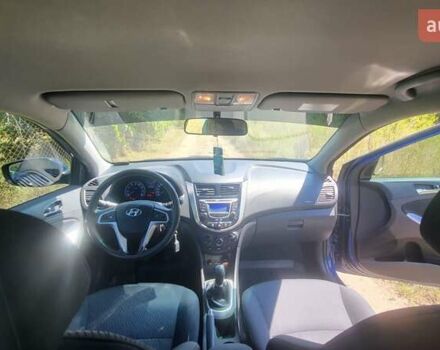 Синій Хендай Акцент, об'ємом двигуна 1.4 л та пробігом 109 тис. км за 7400 $, фото 1 на Automoto.ua