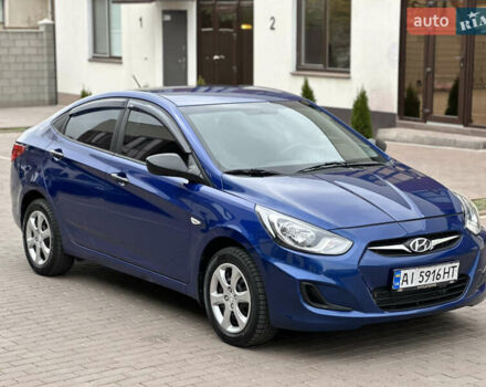Синий Хендай Акцент, объемом двигателя 1.4 л и пробегом 67 тыс. км за 7800 $, фото 1 на Automoto.ua