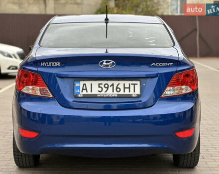 Синий Хендай Акцент, объемом двигателя 1.4 л и пробегом 67 тыс. км за 7800 $, фото 9 на Automoto.ua