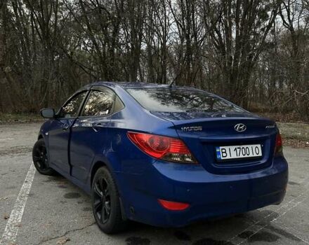 Синий Хендай Акцент, объемом двигателя 1.4 л и пробегом 146 тыс. км за 6600 $, фото 2 на Automoto.ua