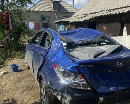 Синий Хендай Акцент, объемом двигателя 1.4 л и пробегом 24 тыс. км за 2162 $, фото 4 на Automoto.ua