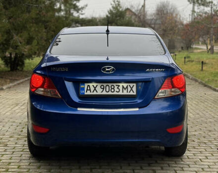 Синий Хендай Акцент, объемом двигателя 1.4 л и пробегом 189 тыс. км за 6750 $, фото 3 на Automoto.ua