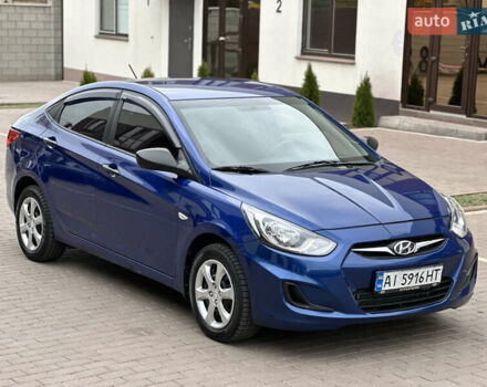 Синий Хендай Акцент, объемом двигателя 1.4 л и пробегом 67 тыс. км за 7800 $, фото 2 на Automoto.ua