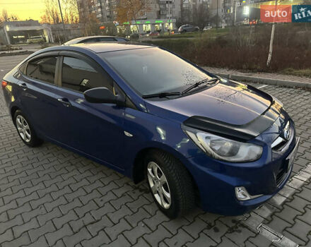 Синий Хендай Акцент, объемом двигателя 1.4 л и пробегом 74 тыс. км за 9200 $, фото 16 на Automoto.ua