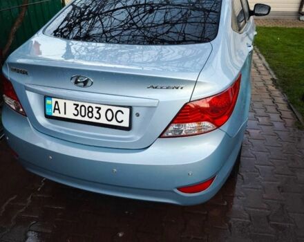 Синий Хендай Акцент, объемом двигателя 1.4 л и пробегом 160 тыс. км за 7500 $, фото 7 на Automoto.ua