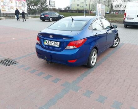 Хендай Акцент 2013 в Черновцах на Automoto.ua Синий Хендай Акцент, объемом двигателя 1.4 л и пробегом 163 тыс. км за 5500 $, фото 2 на Automoto.ua