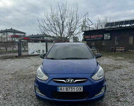 Синий Хендай Акцент, объемом двигателя 1.4 л и пробегом 307 тыс. км за 6700 $, фото 1 на Automoto.ua