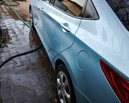 Синий Хендай Акцент, объемом двигателя 1.4 л и пробегом 160 тыс. км за 7500 $, фото 6 на Automoto.ua