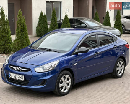 Синий Хендай Акцент, объемом двигателя 1.4 л и пробегом 67 тыс. км за 7800 $, фото 4 на Automoto.ua