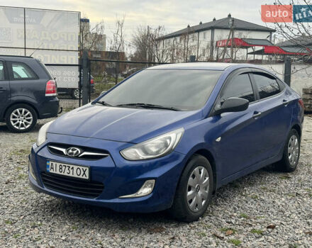 Синий Хендай Акцент, объемом двигателя 1.4 л и пробегом 307 тыс. км за 6700 $, фото 2 на Automoto.ua