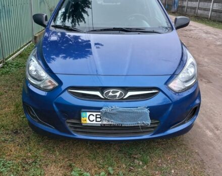 Синий Хендай Акцент, объемом двигателя 1.4 л и пробегом 64 тыс. км за 10700 $, фото 13 на Automoto.ua