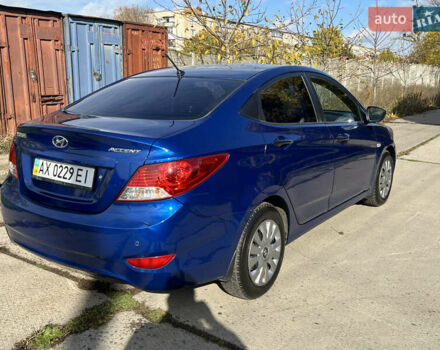 Хендай Акцент 2013 в Харькове на Automoto.ua Синий Хендай Акцент, объемом двигателя 1.4 л и пробегом 43 тыс. км за 8900 $, фото 3 на Automoto.ua
