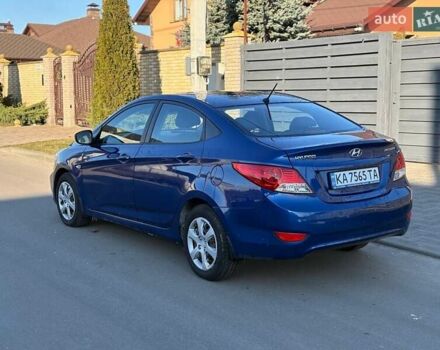 Синий Хендай Акцент, объемом двигателя 1.4 л и пробегом 124 тыс. км за 9300 $, фото 3 на Automoto.ua