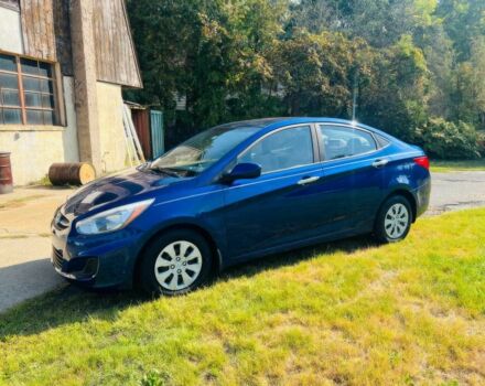 Синий Хендай Акцент, объемом двигателя 1.6 л и пробегом 70 тыс. км за 6500 $, фото 1 на Automoto.ua