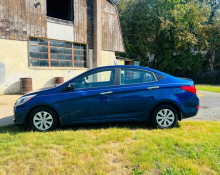 Синий Хендай Акцент, объемом двигателя 1.6 л и пробегом 70 тыс. км за 6500 $, фото 2 на Automoto.ua