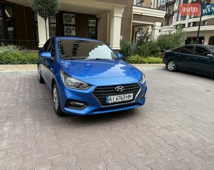 Синій Хендай Акцент, об'ємом двигуна 1.37 л та пробігом 82 тис. км за 11999 $, фото 7 на Automoto.ua