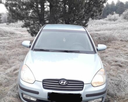 Синий Хендай Акцент, объемом двигателя 1.4 л и пробегом 247 тыс. км за 4500 $, фото 12 на Automoto.ua