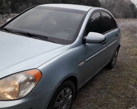 Синий Хендай Акцент, объемом двигателя 1.4 л и пробегом 247 тыс. км за 4500 $, фото 3 на Automoto.ua