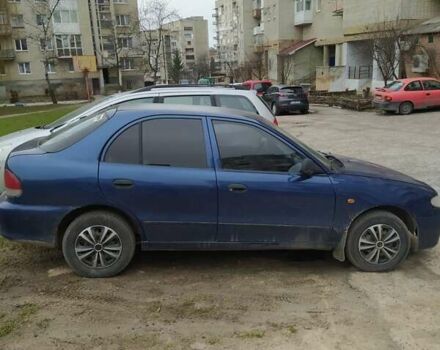 Синій Хендай Акцент, об'ємом двигуна 1.34 л та пробігом 320 тис. км за 1800 $, фото 1 на Automoto.ua