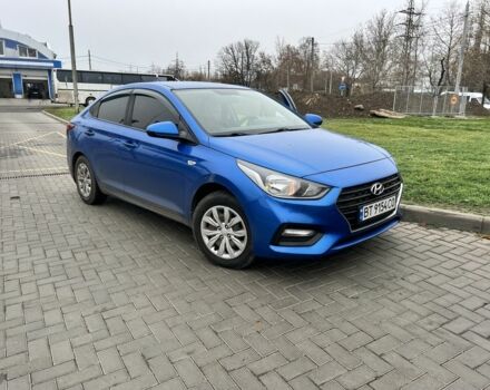 Синий Хендай Акцент, объемом двигателя 1.4 л и пробегом 176 тыс. км за 7850 $, фото 1 на Automoto.ua