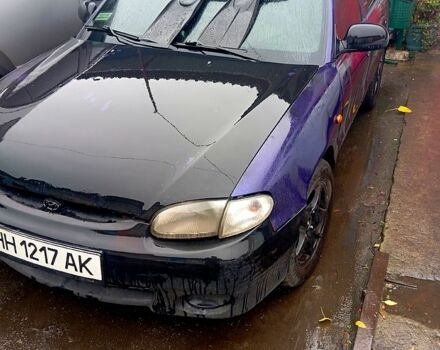 Синий Хендай Акцент, объемом двигателя 1.3 л и пробегом 411 тыс. км за 850 $, фото 1 на Automoto.ua