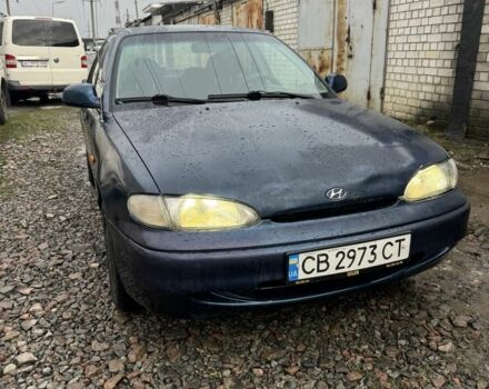 Синій Хендай Акцент, об'ємом двигуна 1.5 л та пробігом 300 тис. км за 1450 $, фото 1 на Automoto.ua