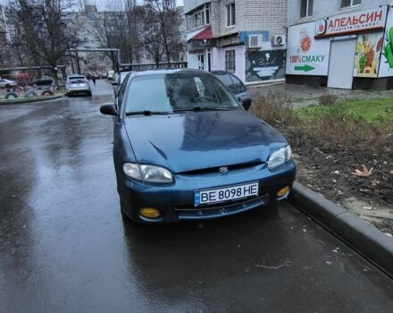 Синий Хендай Акцент, объемом двигателя 1.3 л и пробегом 310 тыс. км за 2200 $, фото 1 на Automoto.ua
