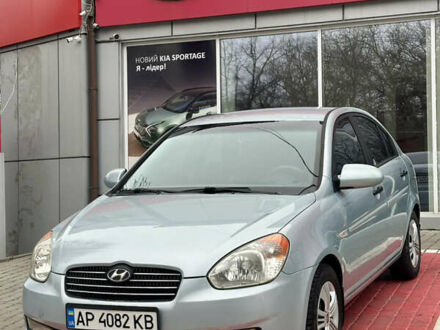 Синий Хендай Акцент, объемом двигателя 1.4 л и пробегом 161 тыс. км за 4800 $, фото 1 на Automoto.ua