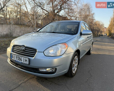 Синий Хендай Акцент, объемом двигателя 1.4 л и пробегом 125 тыс. км за 4700 $, фото 1 на Automoto.ua