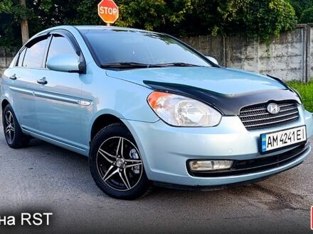 Хендай Акцент 2007 у Прилуках на Automoto.ua Синій Хендай Акцент, об'ємом двигуна 1.4 л та пробігом 163 тис. км за 4400 $, фото 1 на Automoto.ua